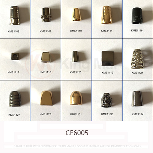 Plated metal cord end