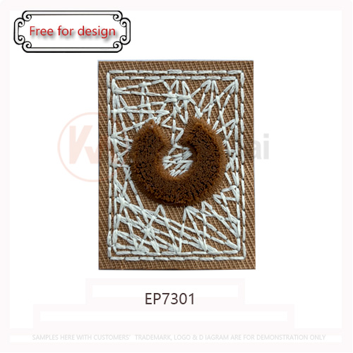 fashtionable brushed embroider